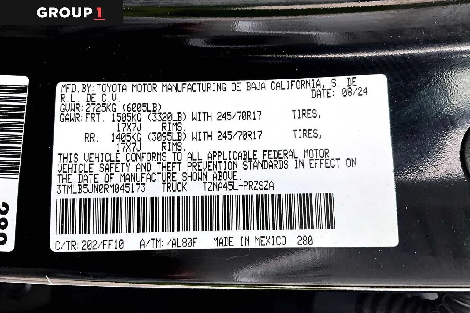 Certified Used 2024 Black Toyota SR5 image 36