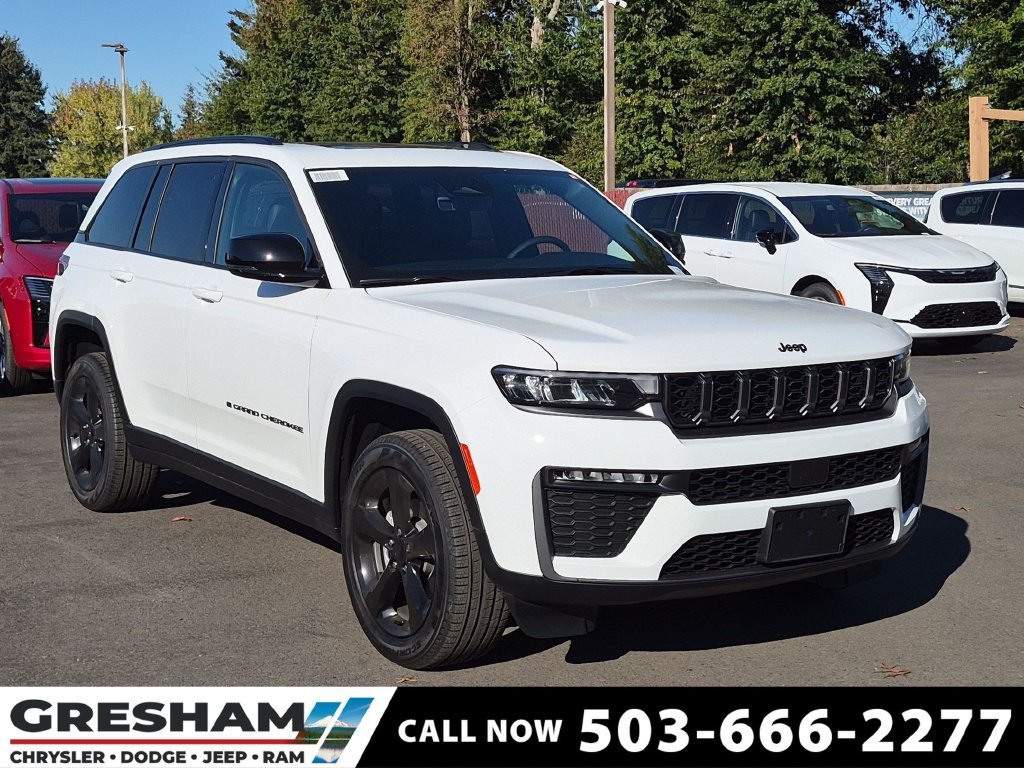 New 2026 Bright White Clear-Coat Exterior Paint Jeep Limited image 1