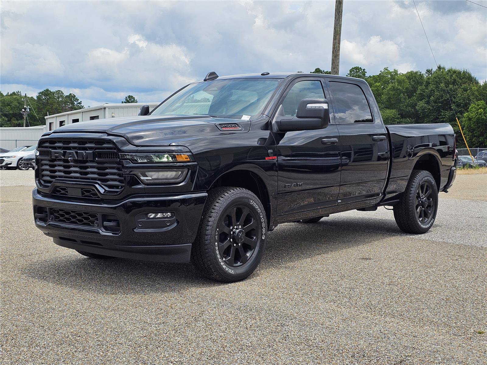New 2026 Diamond Black Crystal Pearlcoat Ram Big Horn image 1
