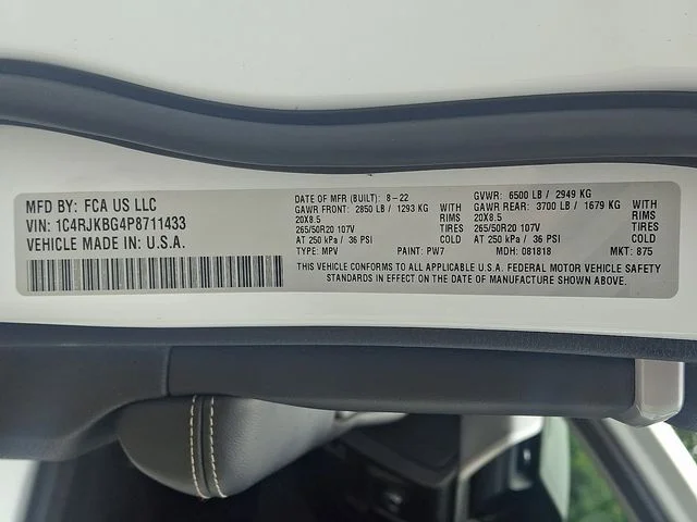 Used 2023 White Jeep Limited image 26