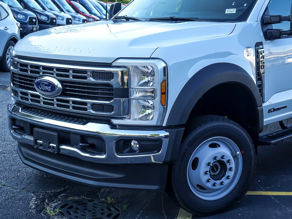 New 2026 Oxford White Ford 11' Dump Body image 2