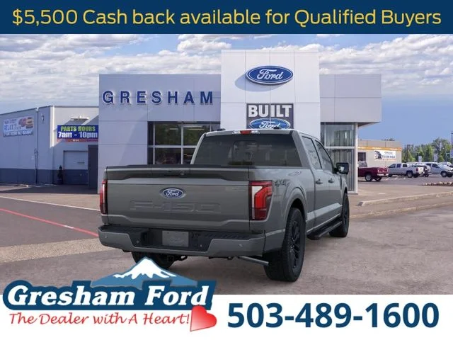 New 2026 Carbonized Gray Metallic Ford Lariat image 9