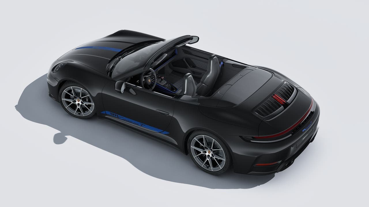 New 2026 Black Porsche Carrera T Cabriolet image 4