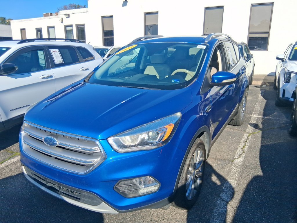 Used 2017 Blue Ford Titanium image 1