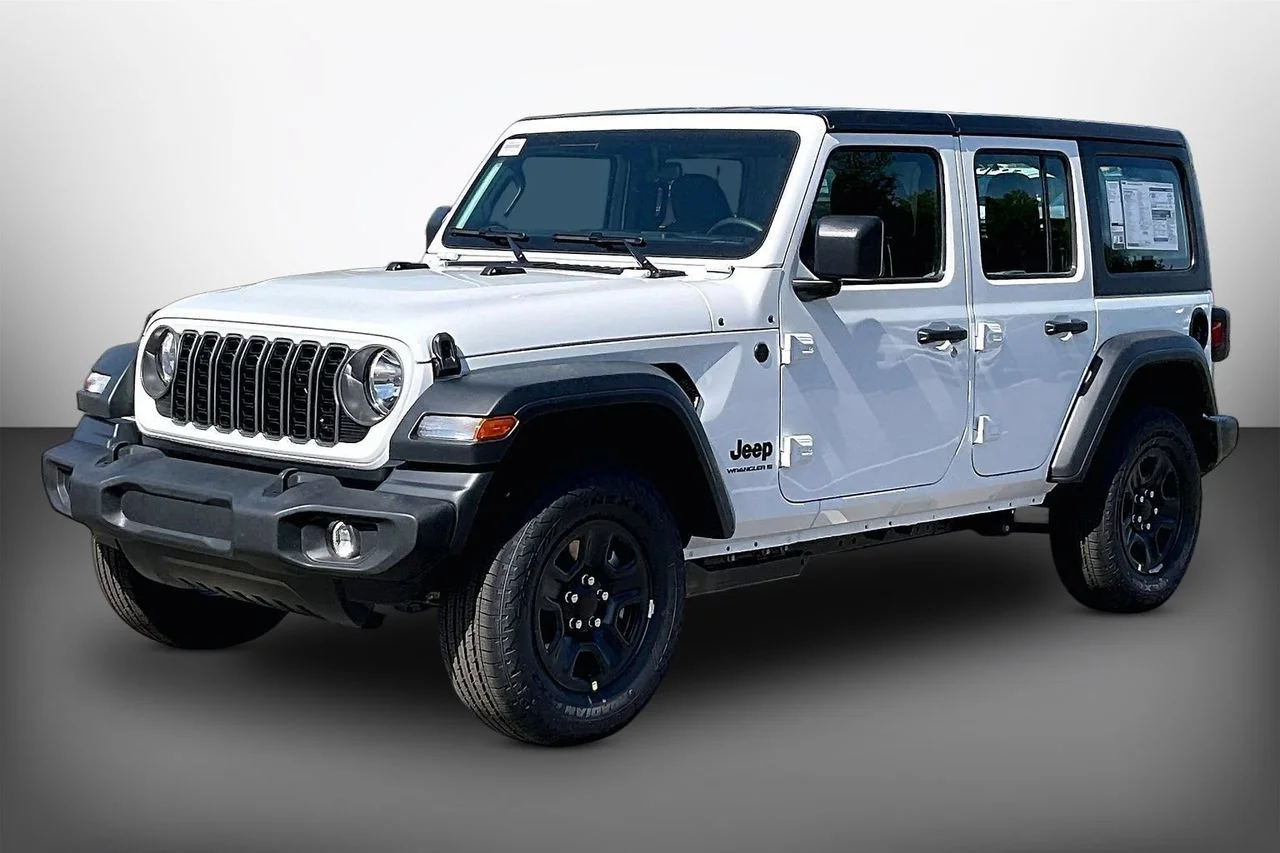 New 2026 Bright White Clearcoat Jeep Sport image 4