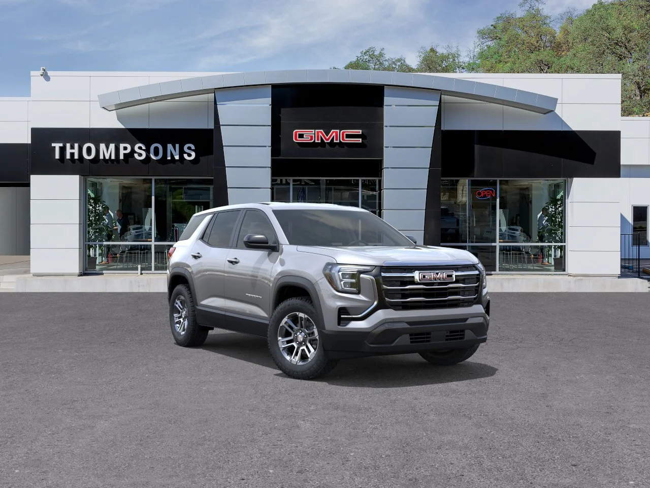 New 2027 Sterling Metallic GMC AWD Elevation image 1