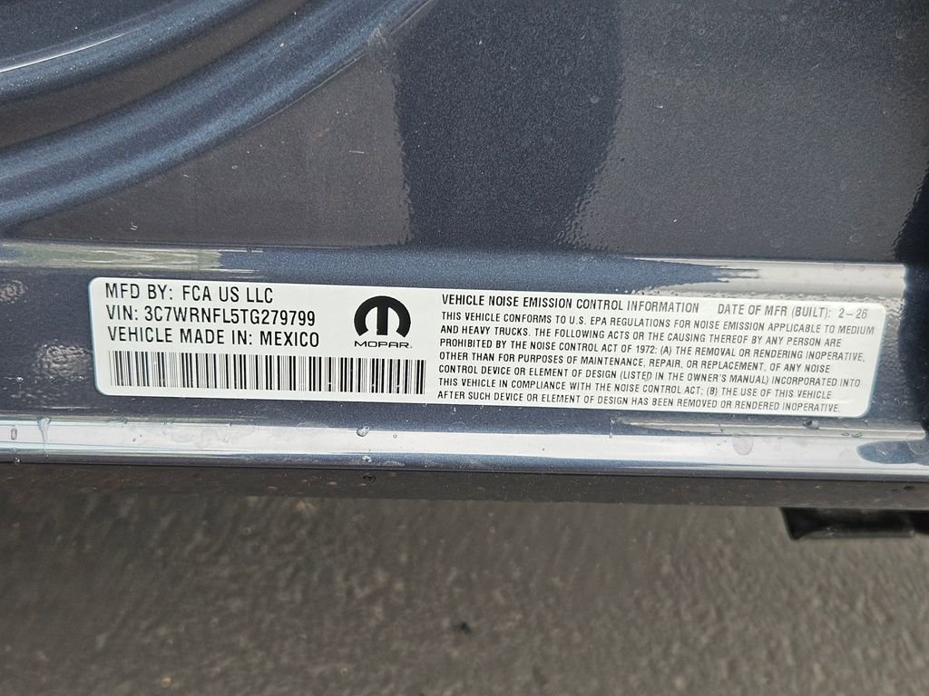 New 2026 Forged Blue Metallic Exterior Paint RAM Tradesman image 34