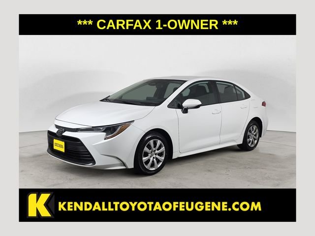 Used 2024 White Toyota LE image 1