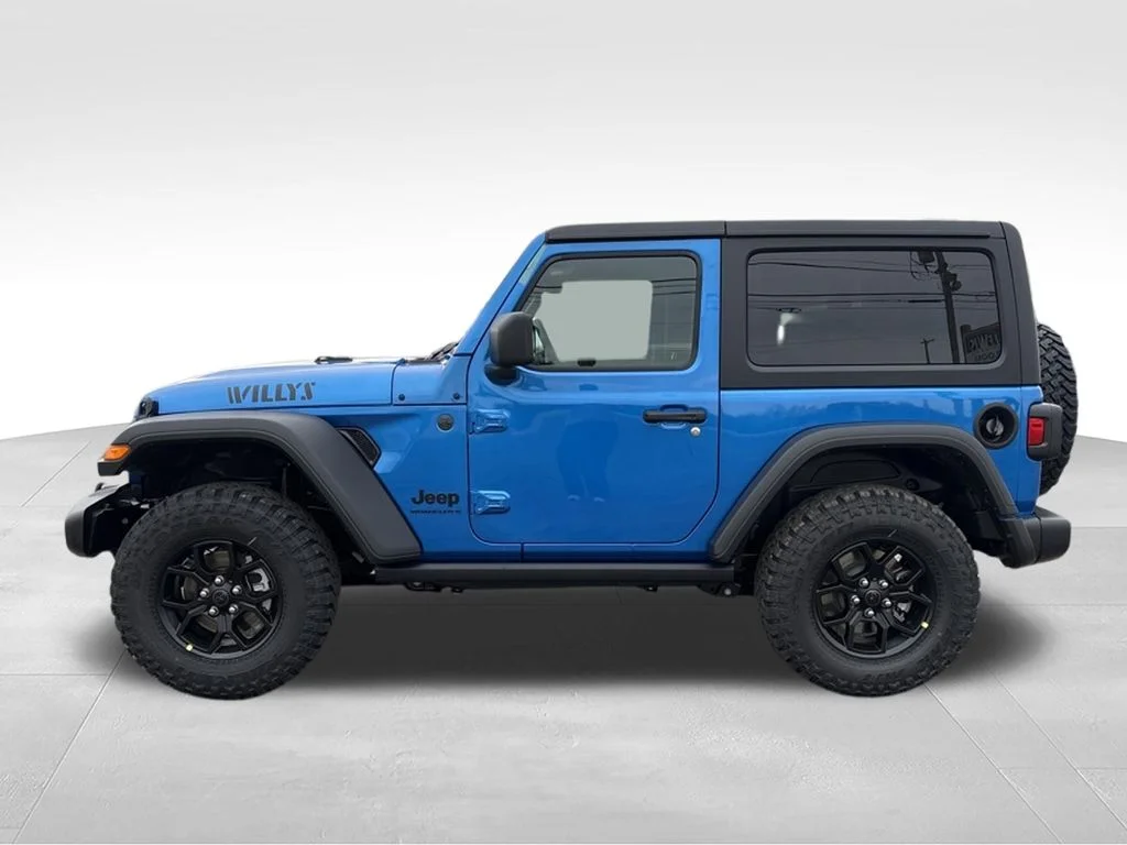 New 2026 Hydro Blue Pearl-Coat Exterior Paint Jeep Willys image 6