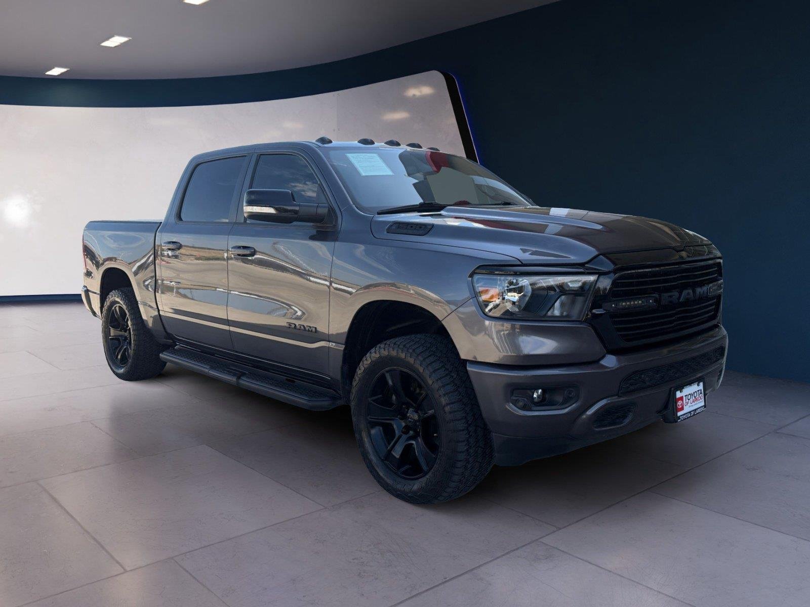 Used 2021 Granite Crystal Metallic Clearcoat Ram Lone Star image 7