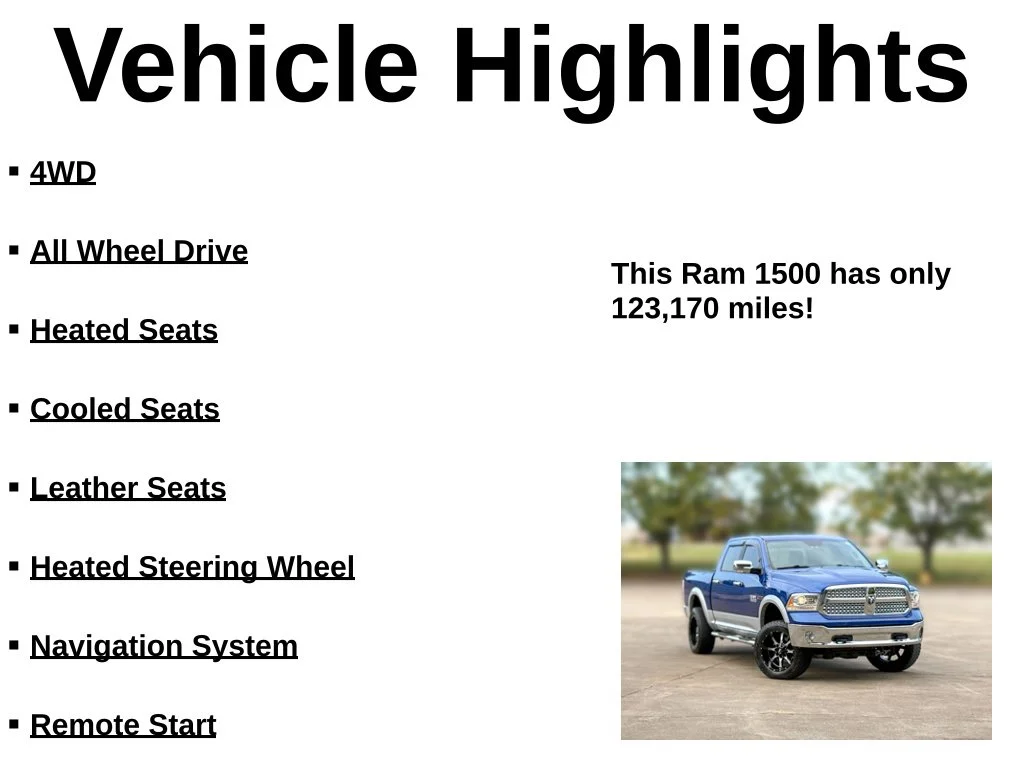 Used 2016 Blue Ram Laramie image 35