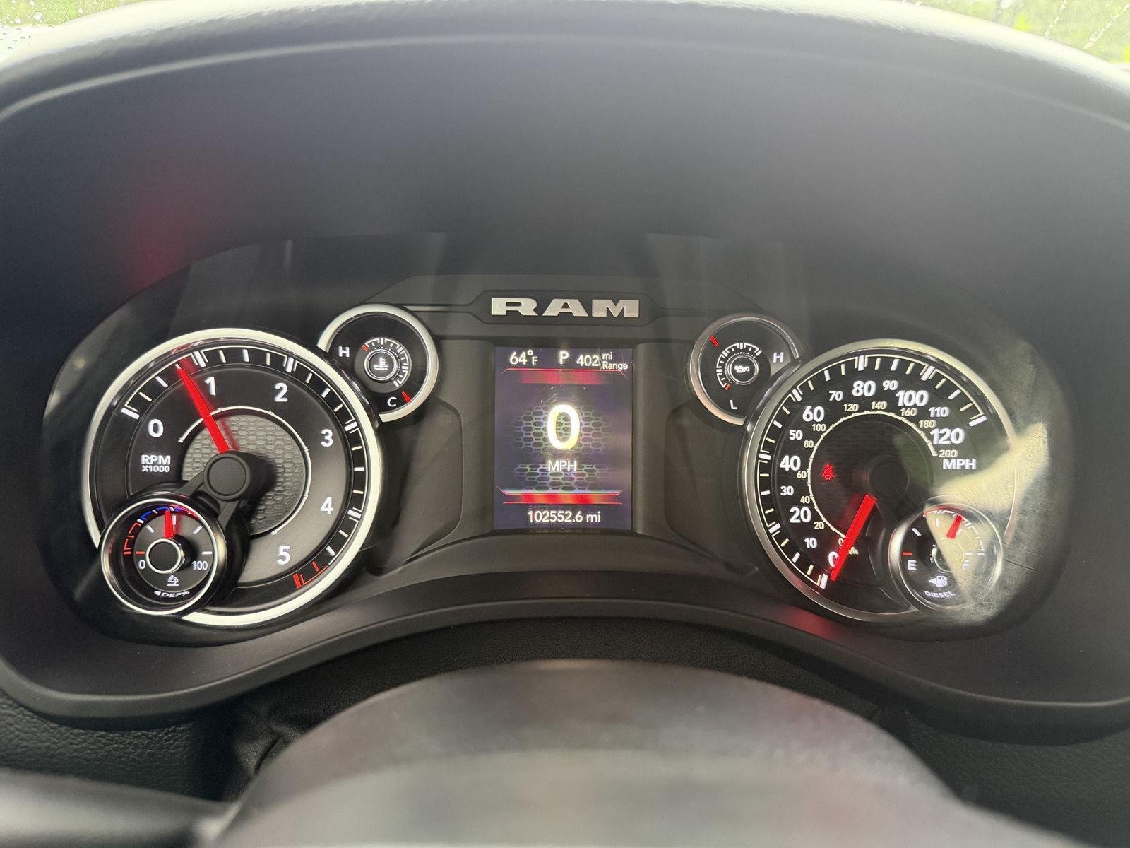 Used 2022 Flame Red Clearcoat Ram Big Horn image 10