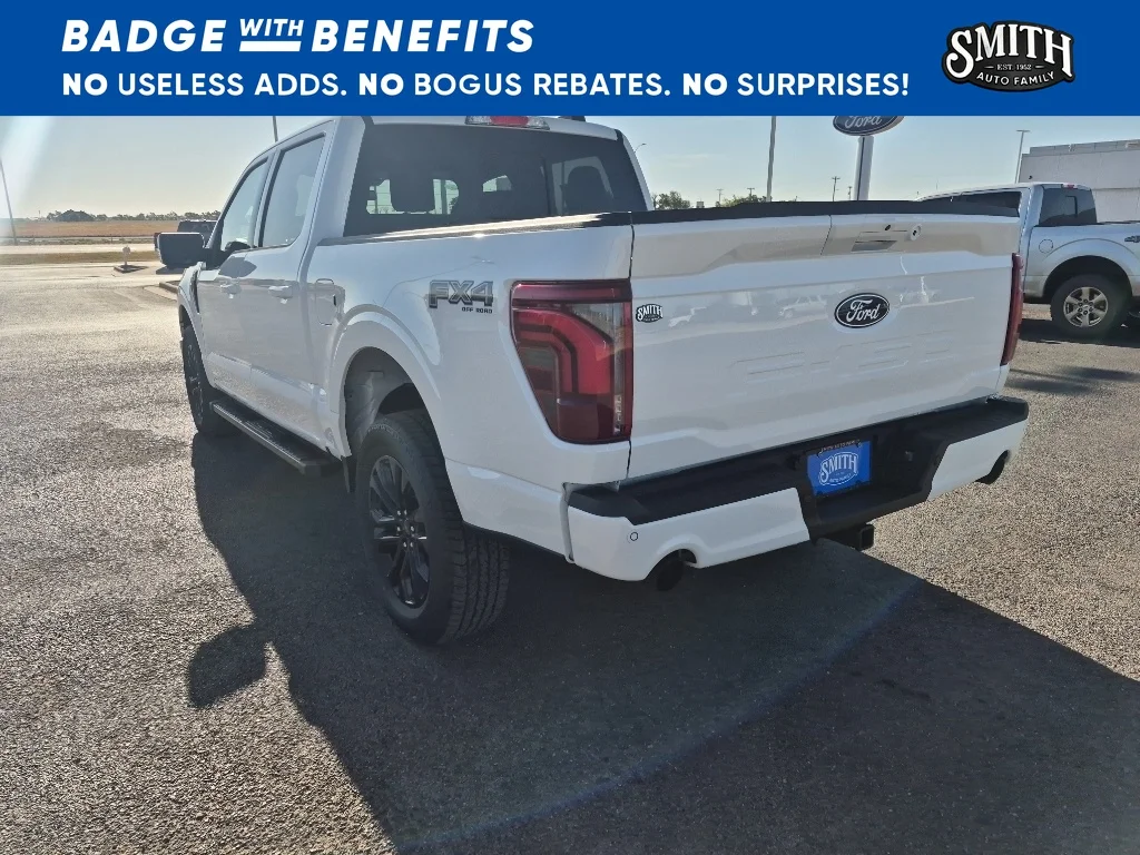 New 2026 Star White Metallic Tri-Coat Ford Lariat® image 4