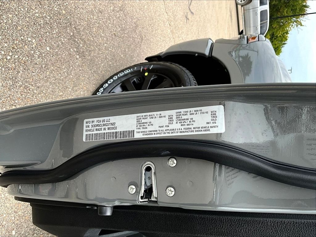 New 2027 Ceramic Gray Clearcoat RAM Black Express image 9