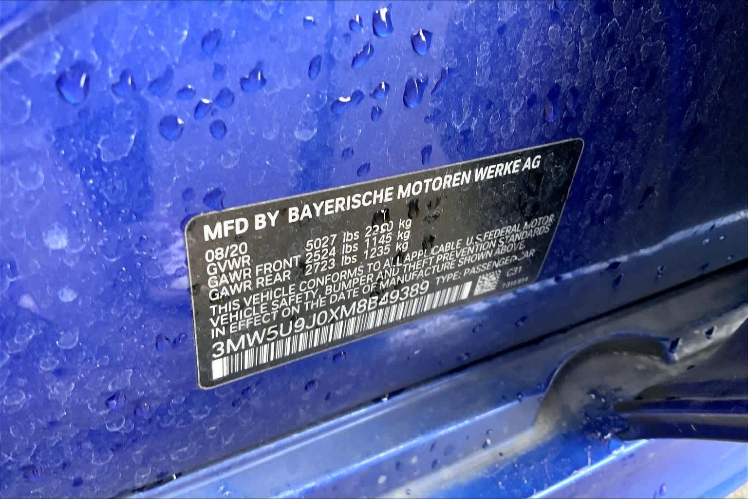 Used 2021 Portimao Blue Metallic BMW M340i xDrive image 31