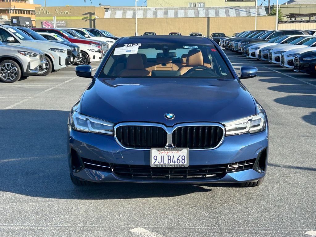 Certified Used 2023 Phytonic Blue Metallic BMW 540i image 8