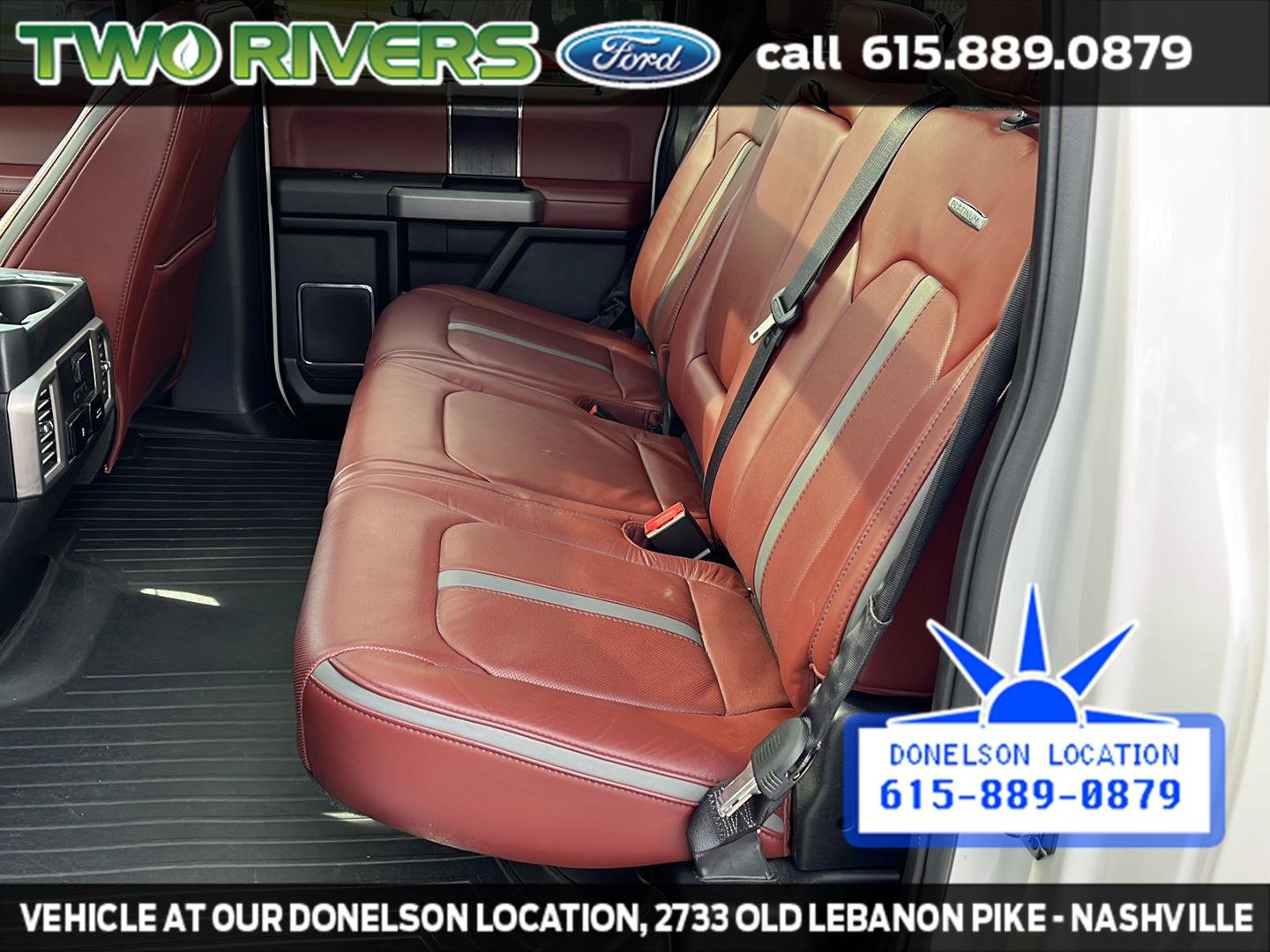 Used 2018 White Platinum Tri-Coat Metallic Ford Platinum image 42