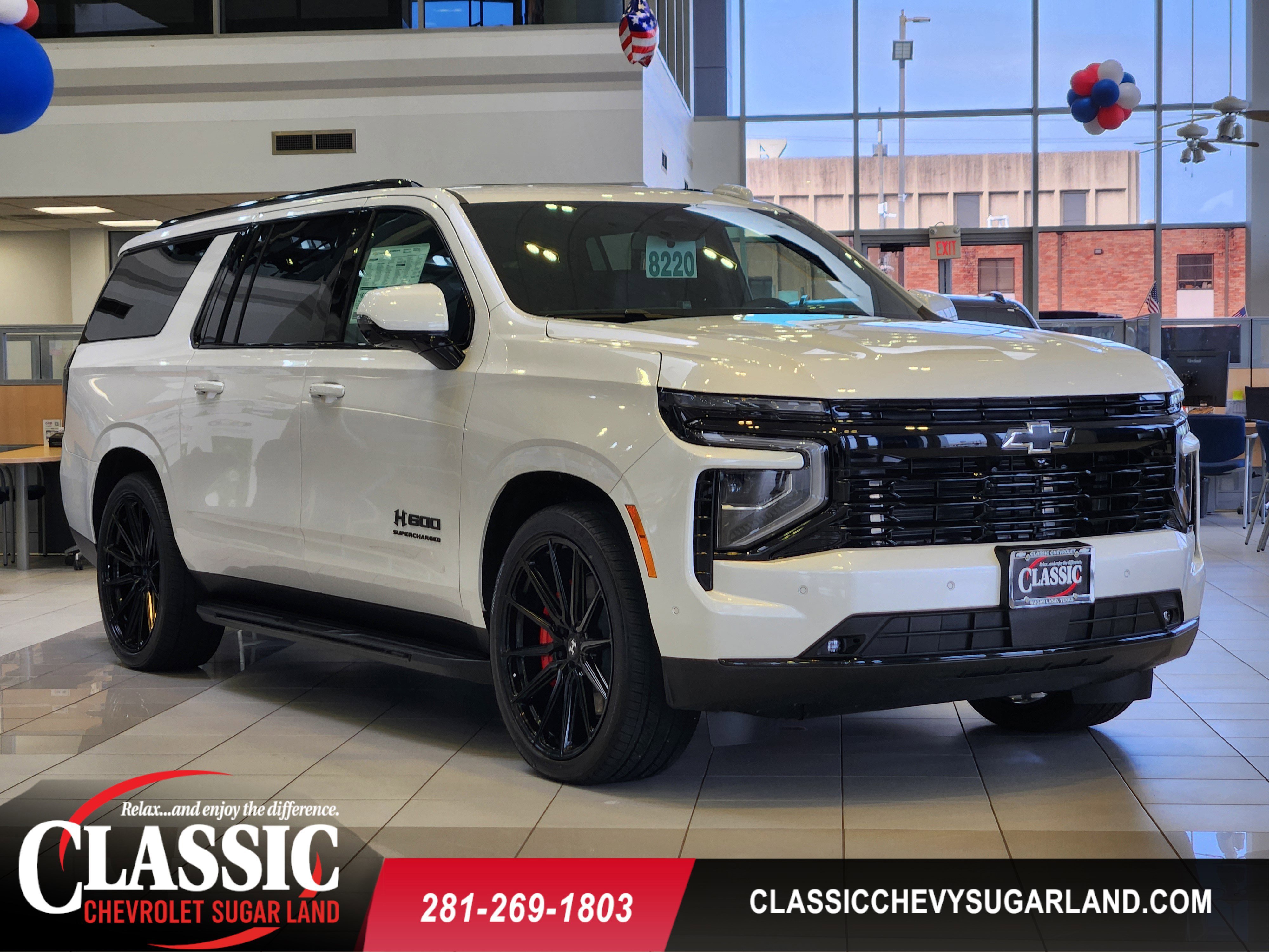 2025 Chevrolet Suburban RST White at Classic Elite Chevrolet Hwy 6