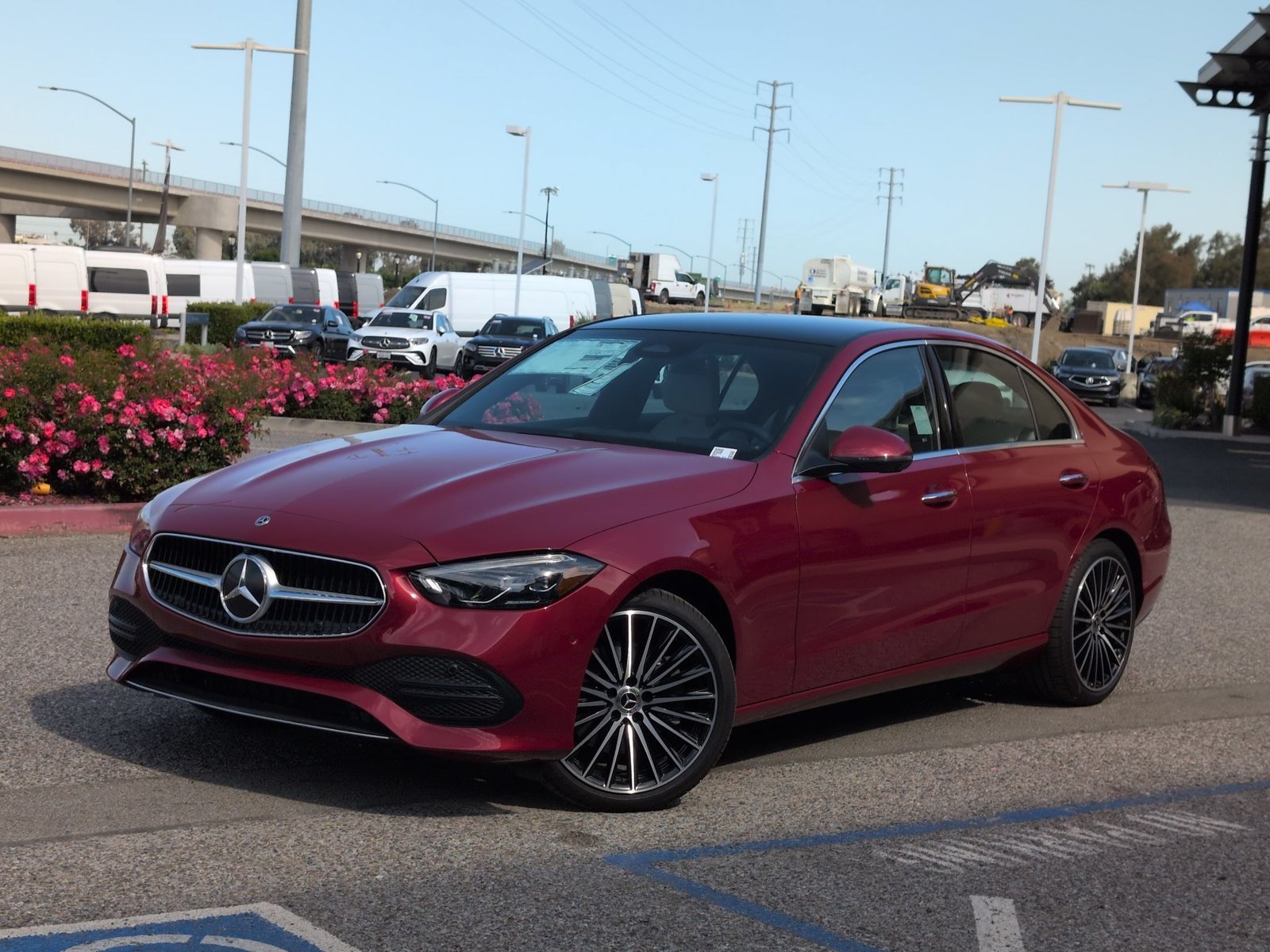 New 2026 MANUFAKTUR Patagonia Red Metallic Mercedes-Benz C 300 image 1
