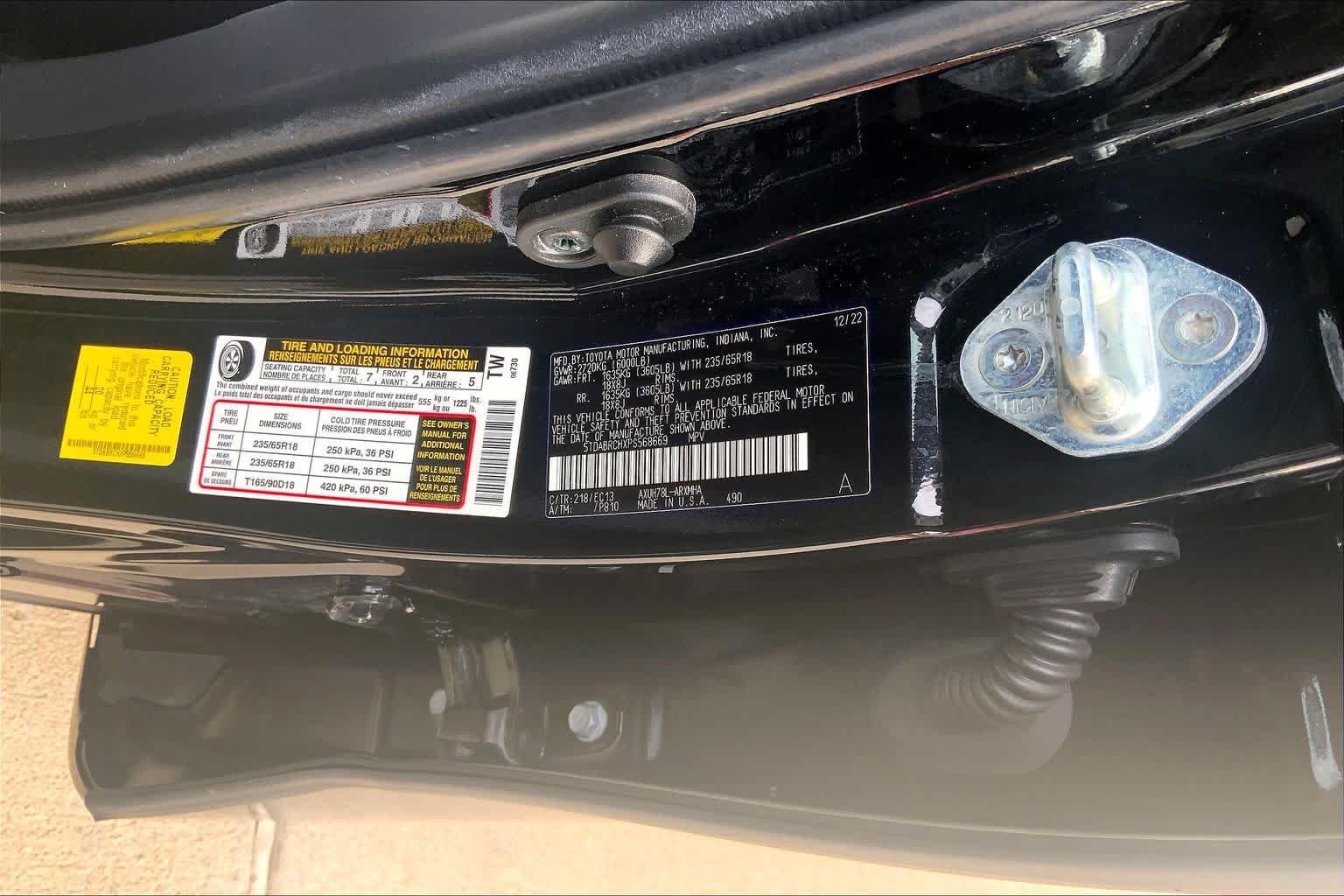 Used 2023 Midnight Black Metallic Toyota Hybrid Bronze Edition image 34