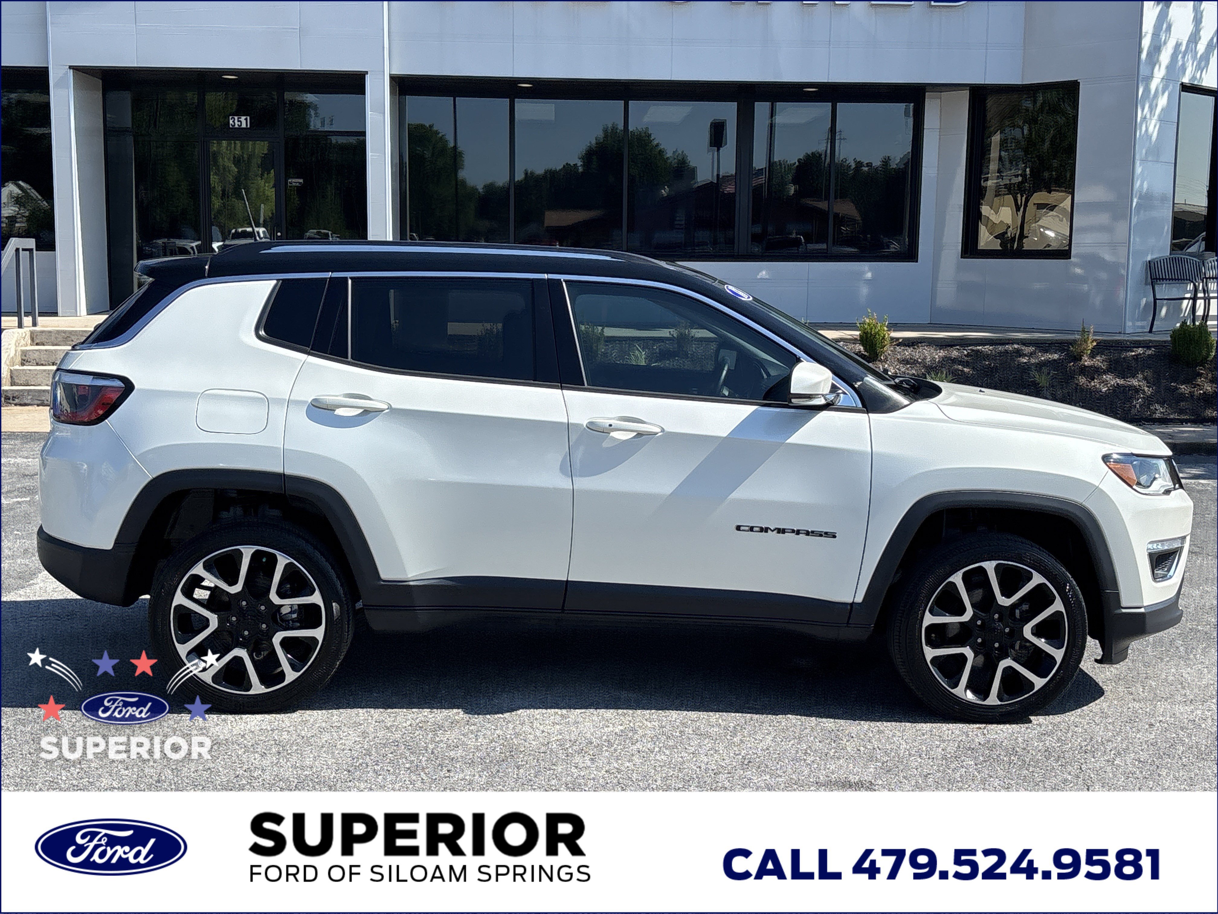 Used 2018 Jeep Compass Limited with VIN 3C4NJDCB4JT101716 for sale in Siloam Springs, AR