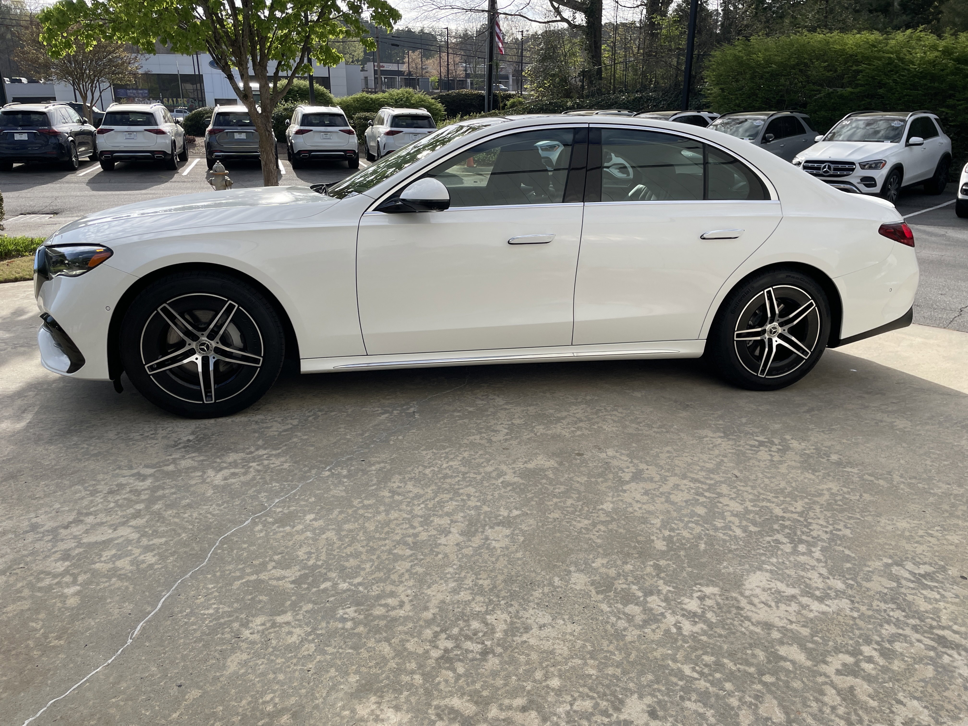 Certified Used 2025 Polar White Mercedes-Benz E 350 RWD Sedan image 15