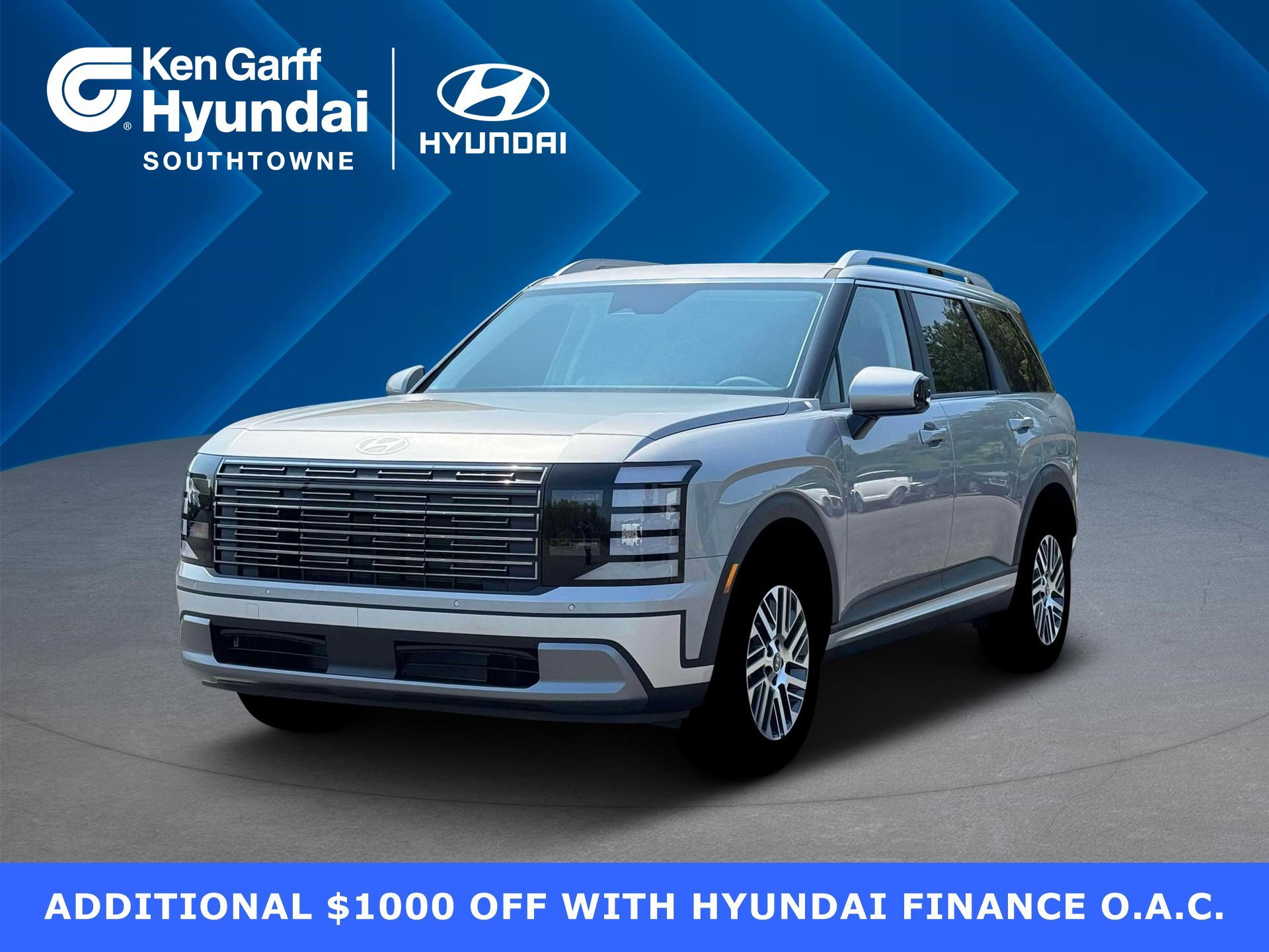 New 2026 Typhoon Silver Metallic Hyundai SEL AWD image 1