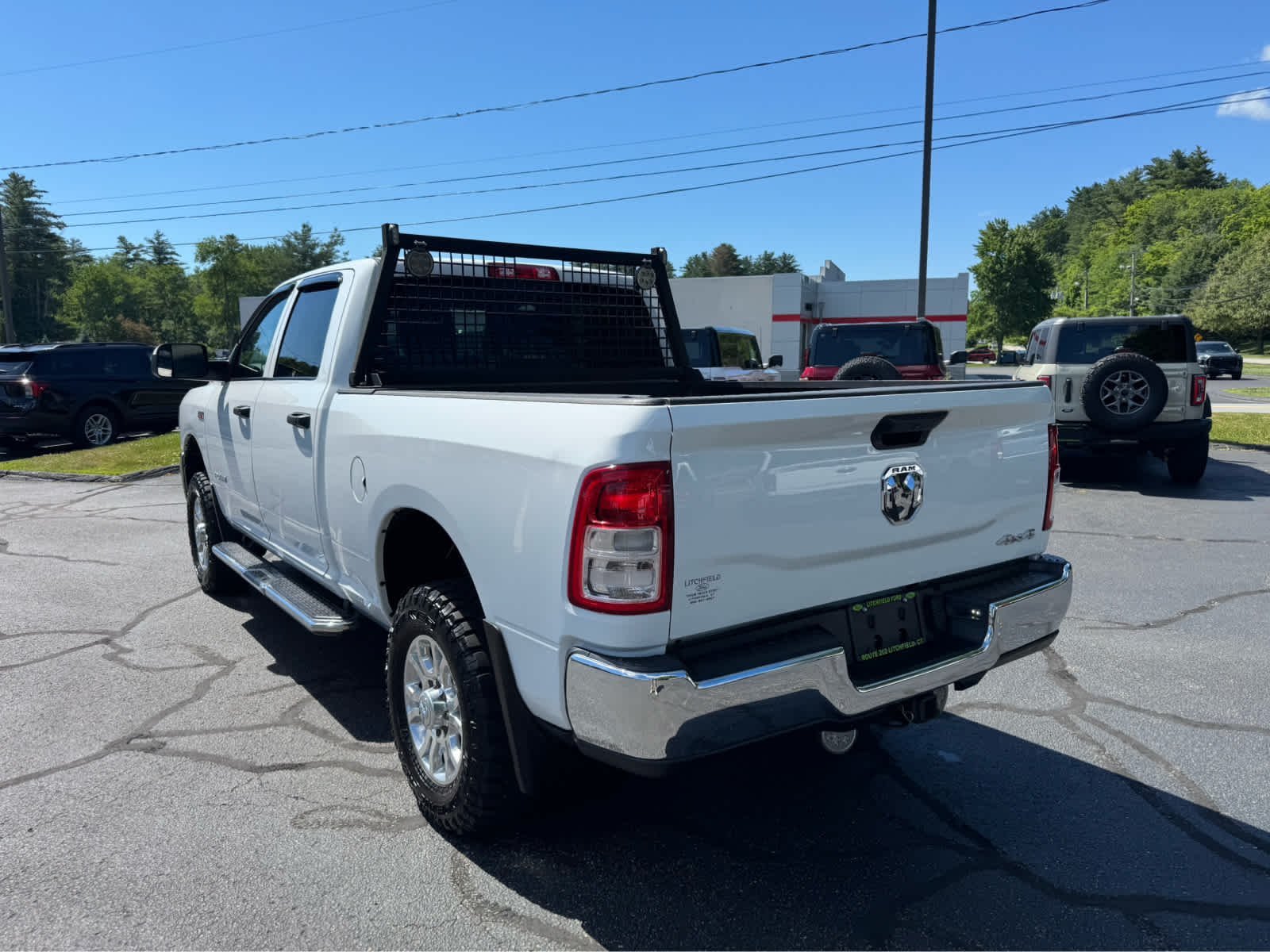 Used 2021 Bright White Clearcoat Ram Tradesman image 3