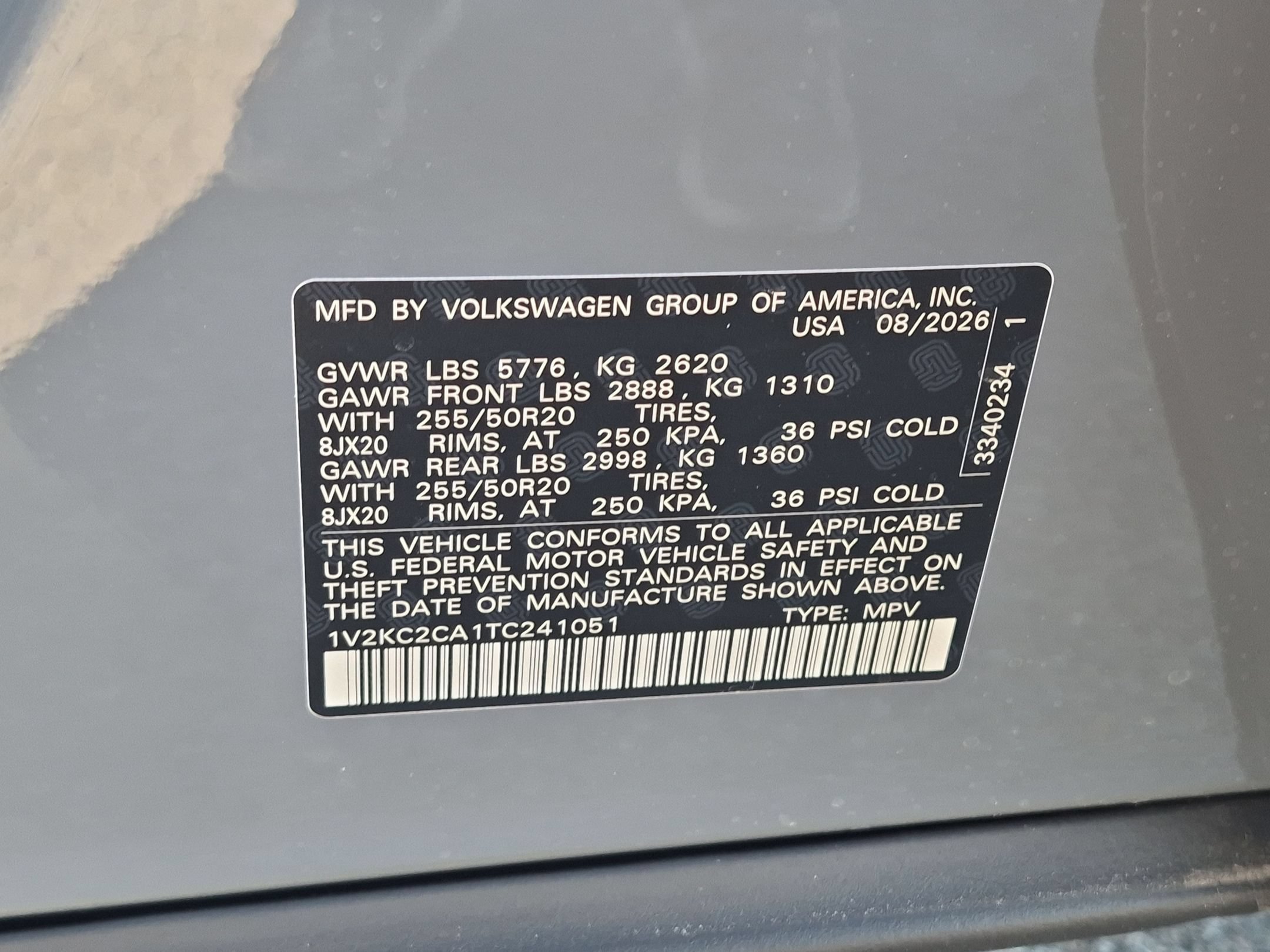 New 2026 Pure Gray Volkswagen 2.0T SE w/Technology image 17