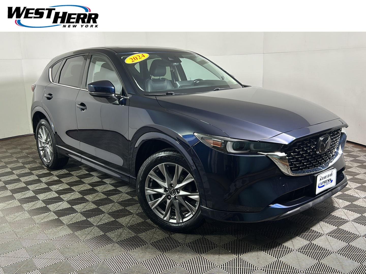 Used 2024 Deep Crystal Blue Mica Mazda 2.5 S Premium Package image 1