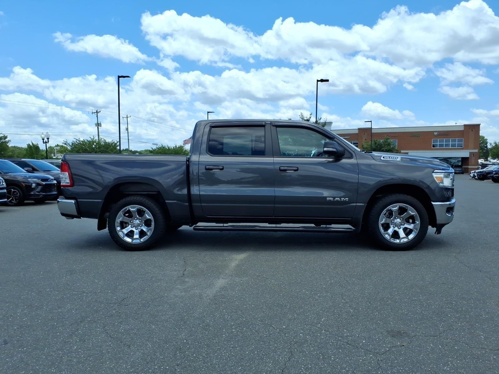 Used 2022 Granite Crystal Metallic Clearcoat Ram Big Horn image 9