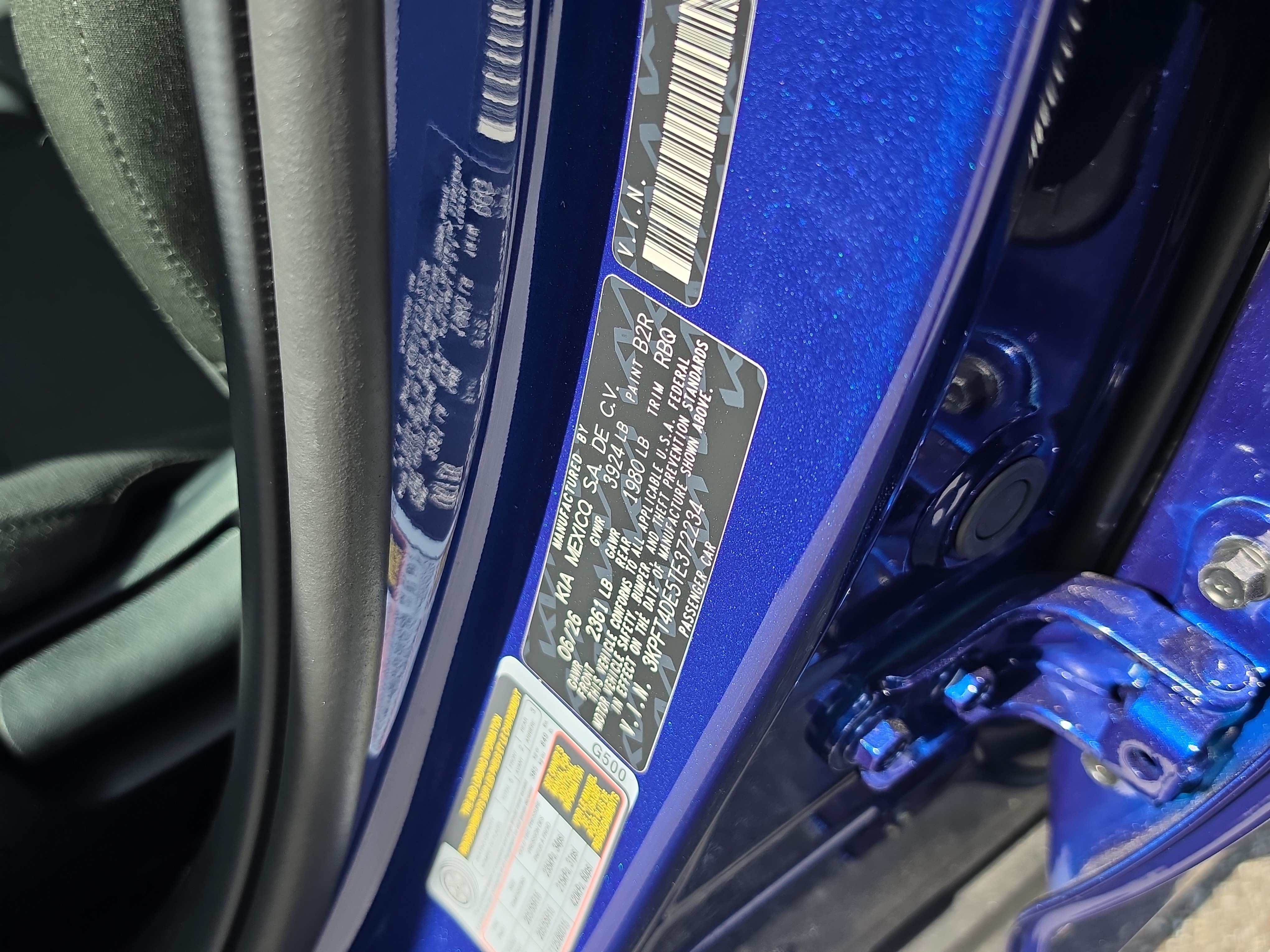 New 2026 Deep Sea Blue Kia LXS image 32