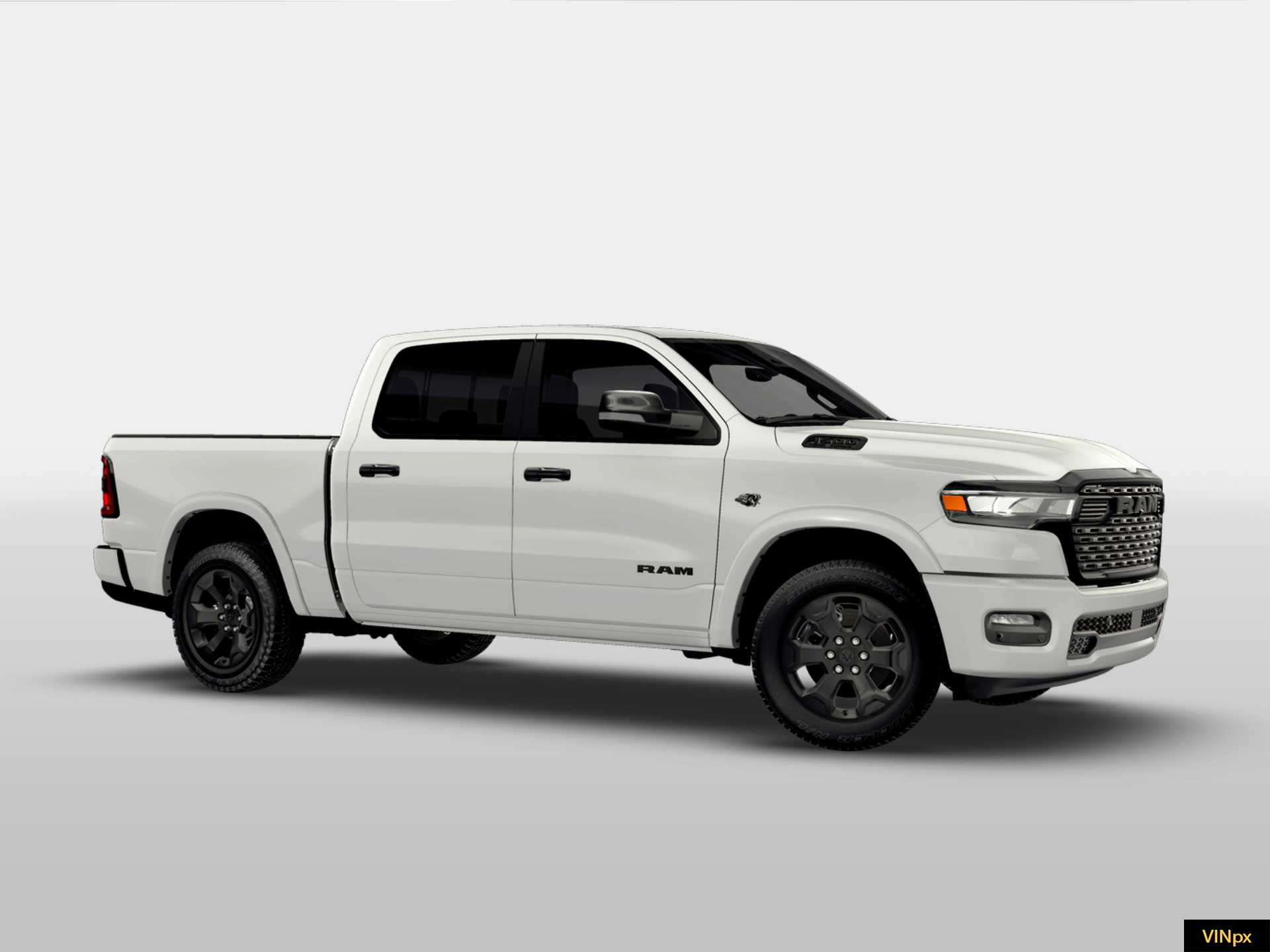 New 2026 Bright White Clear-Coat Exterior Paint RAM BIG HORN image 9