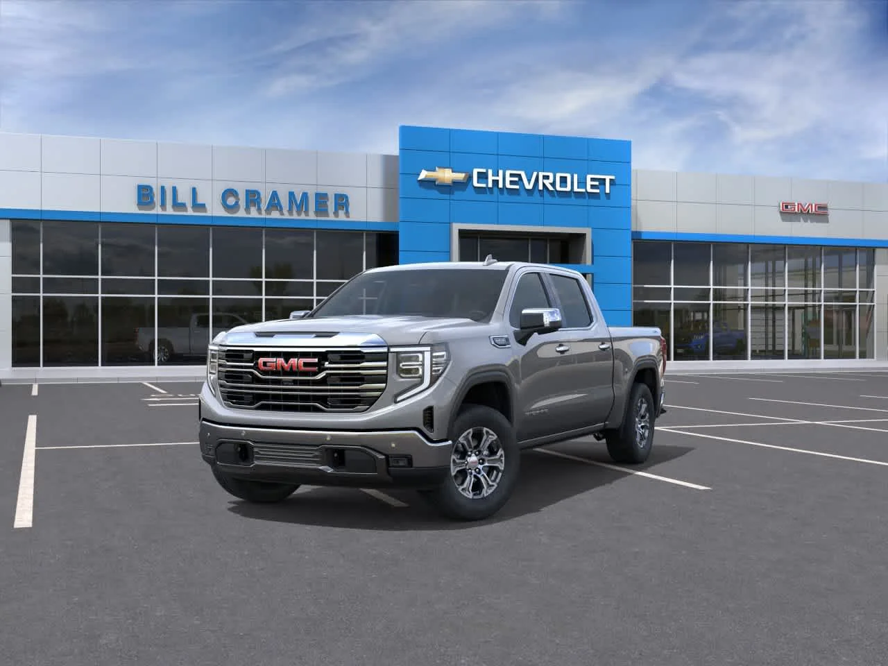New 2026 Sterling Metallic GMC SLT image 8
