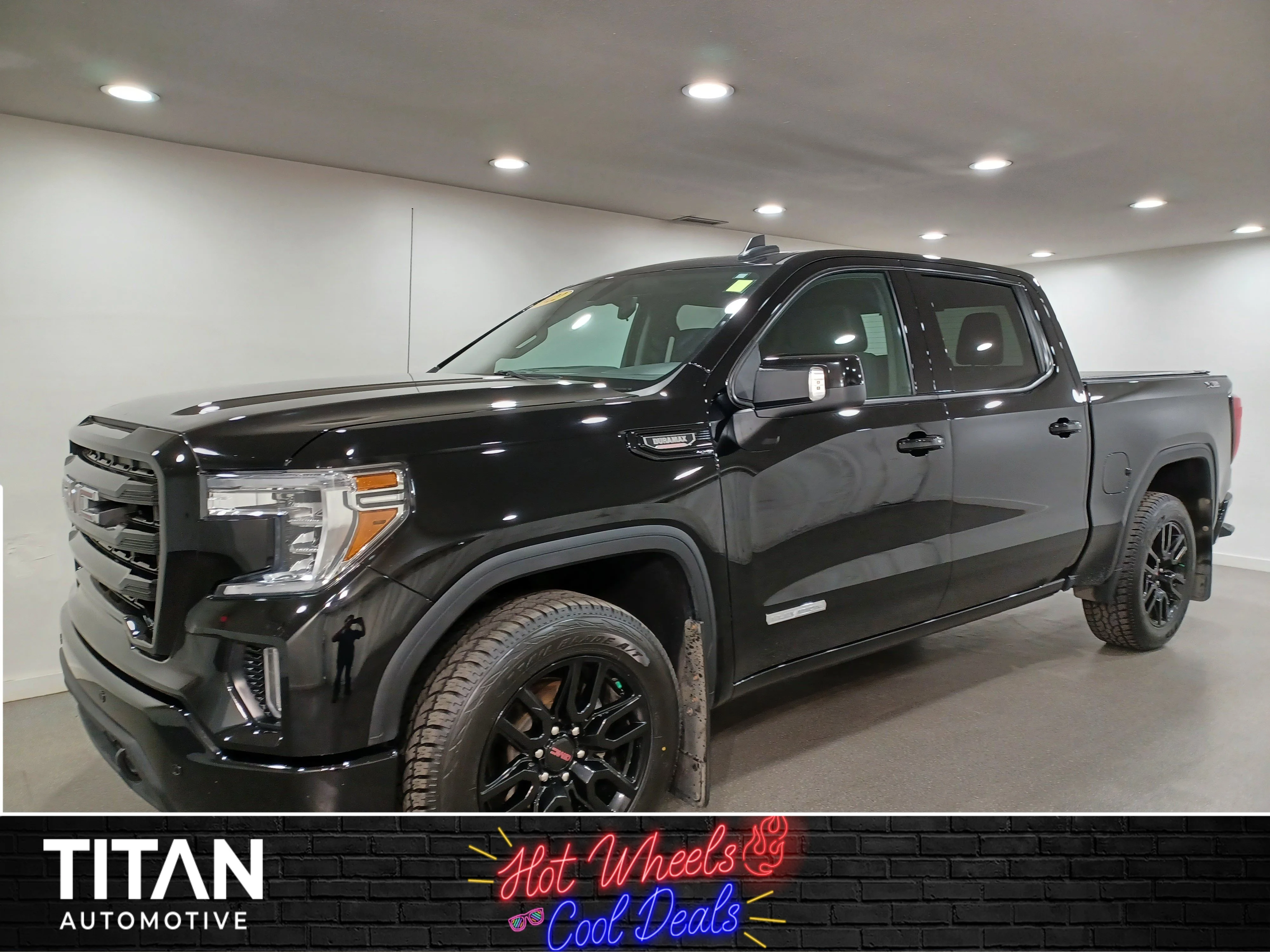 Certified Used 2022 Onyx Black GMC Limited Elevation 4x4*3.0L Duramax Diesel | 6 Pass | Remote Start | Htd Seats | Htd Wheel | Tow Pkg image 1