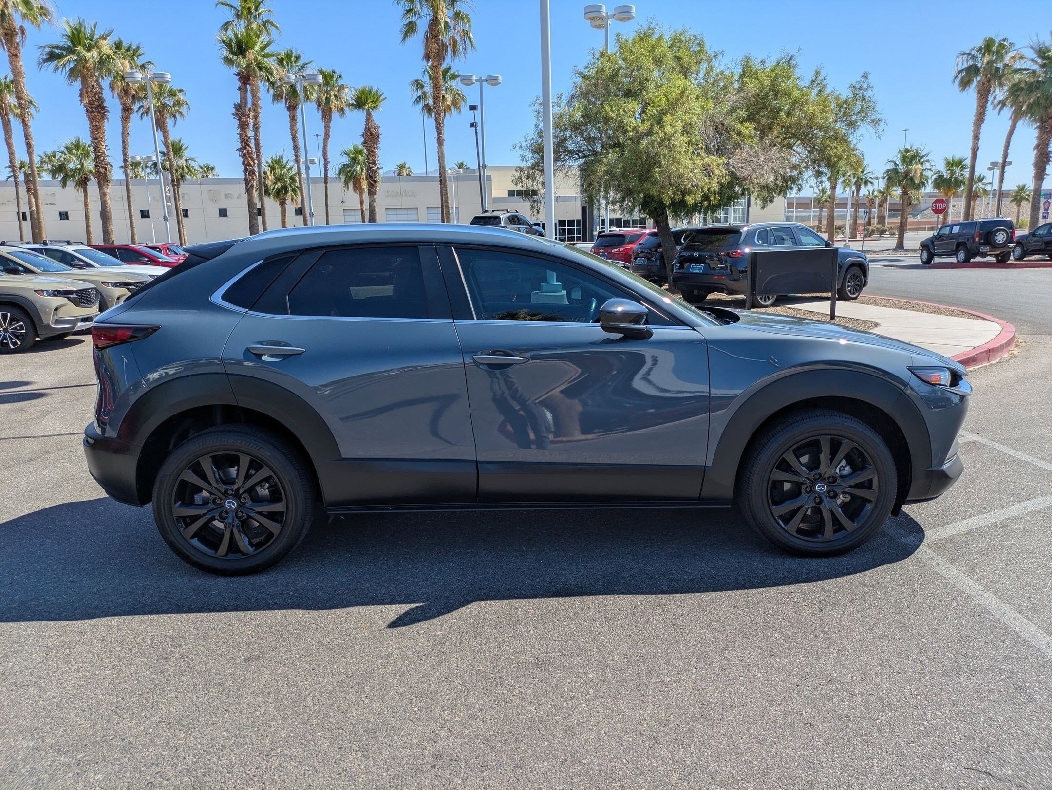 Used 2023 Polymetal Gray Metallic Mazda 2.5 S Carbon Edition image 6