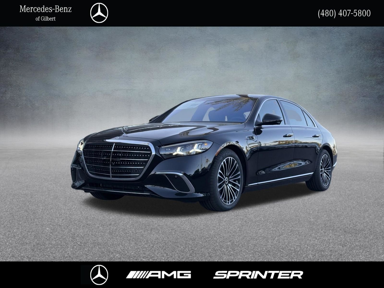 New 2027 Obsidian Black Metallic Mercedes-Benz S 500 image 1