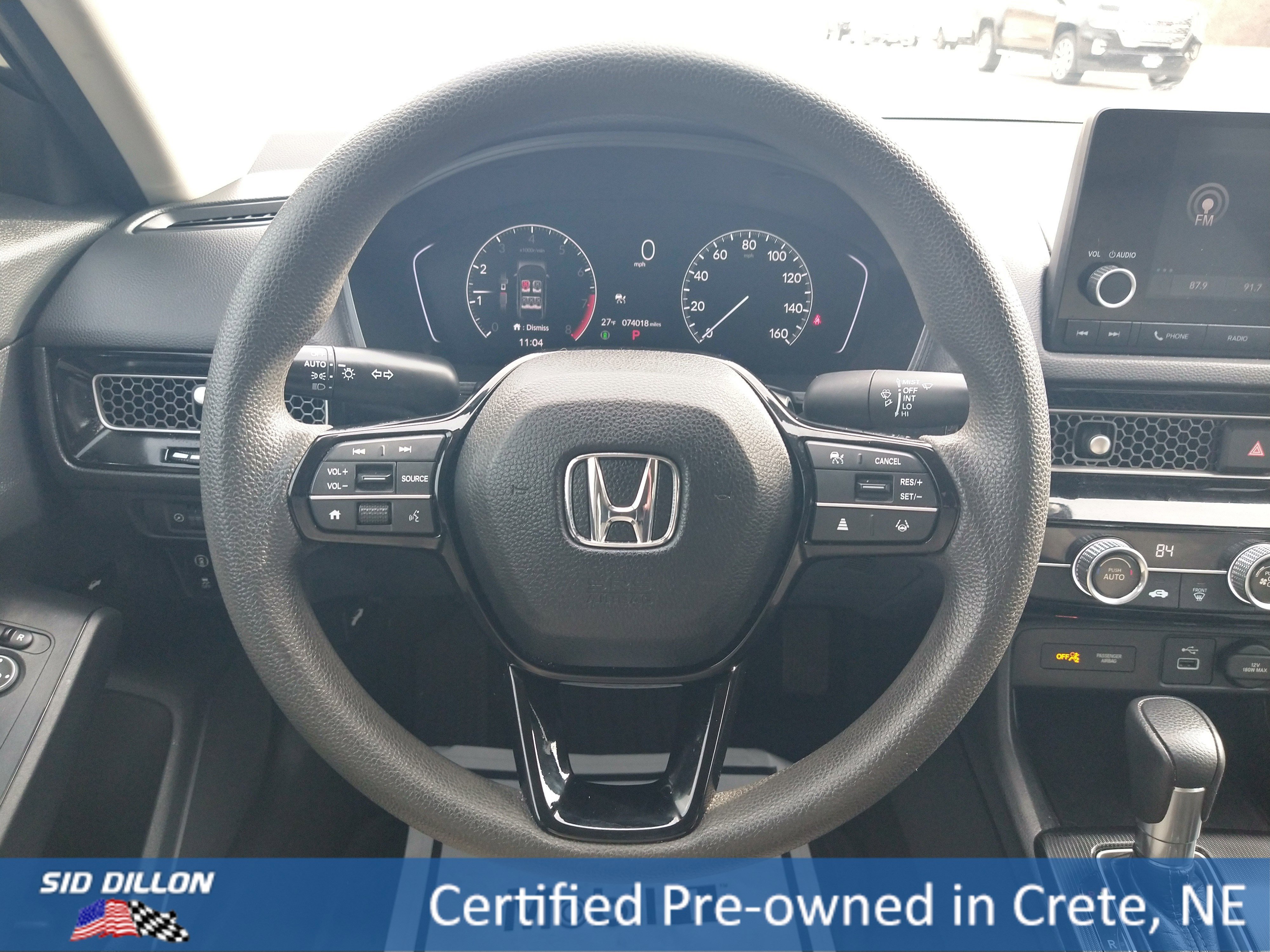 Used 2022 Honda Civic LX with VIN 2HGFE2F29NH522386 for sale in Blair, NE