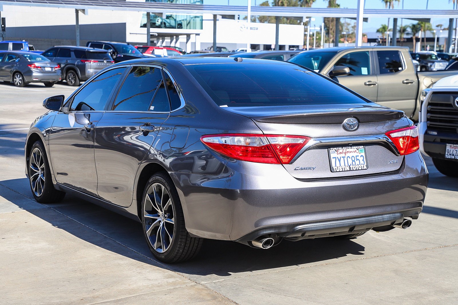 Certified Used 2017 Gray Toyota XSE V6 image 8