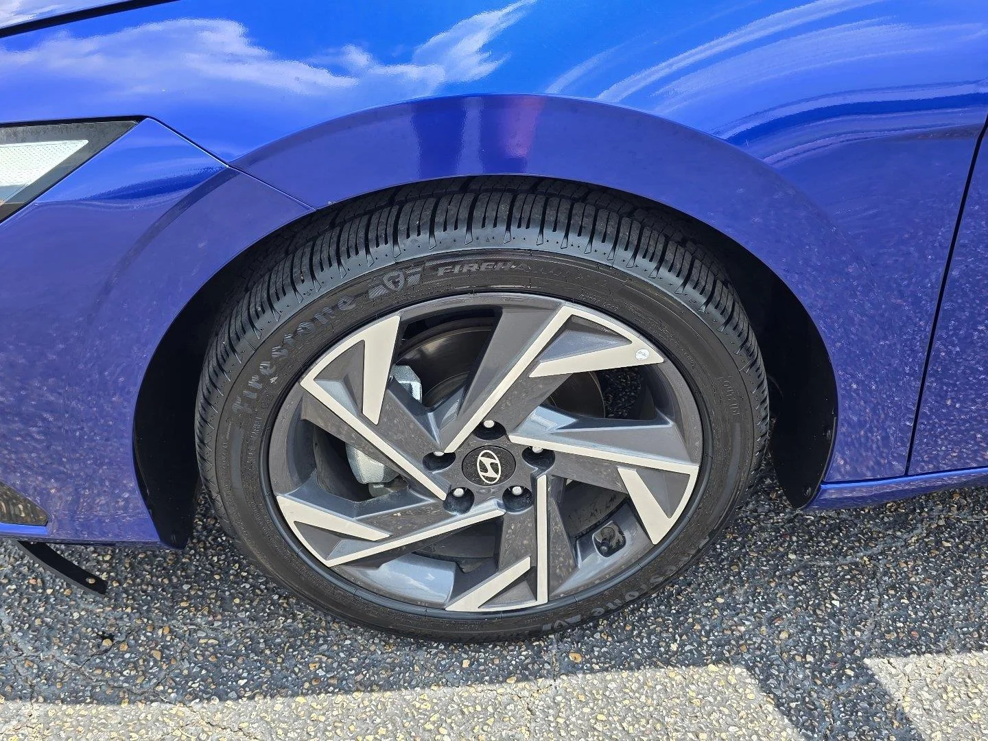 Used 2025 Intense Blue Hyundai SEL Convenience image 34