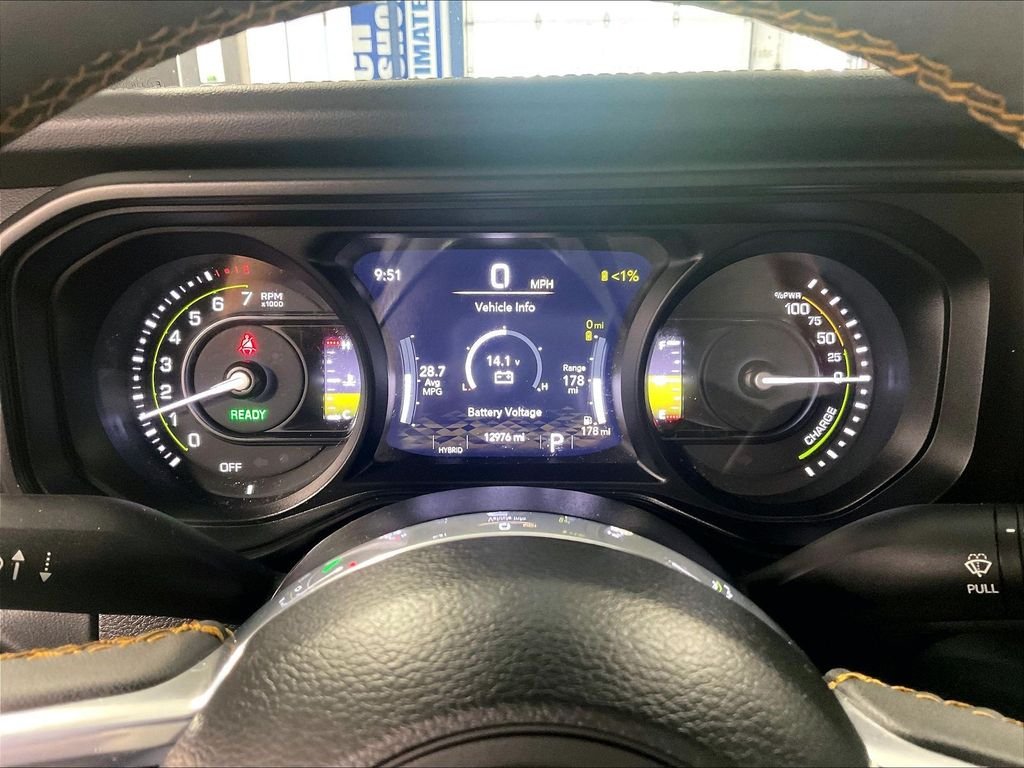 Used 2024 Beige Jeep Sahara 4xe image 25