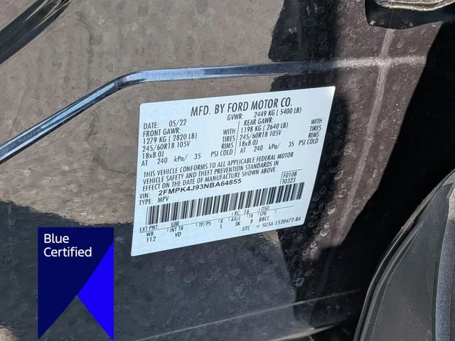 Used 2022 Black Ford SEL image 37
