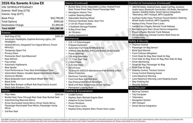 2026 Kia Sorento X-Line EX - Photo 21