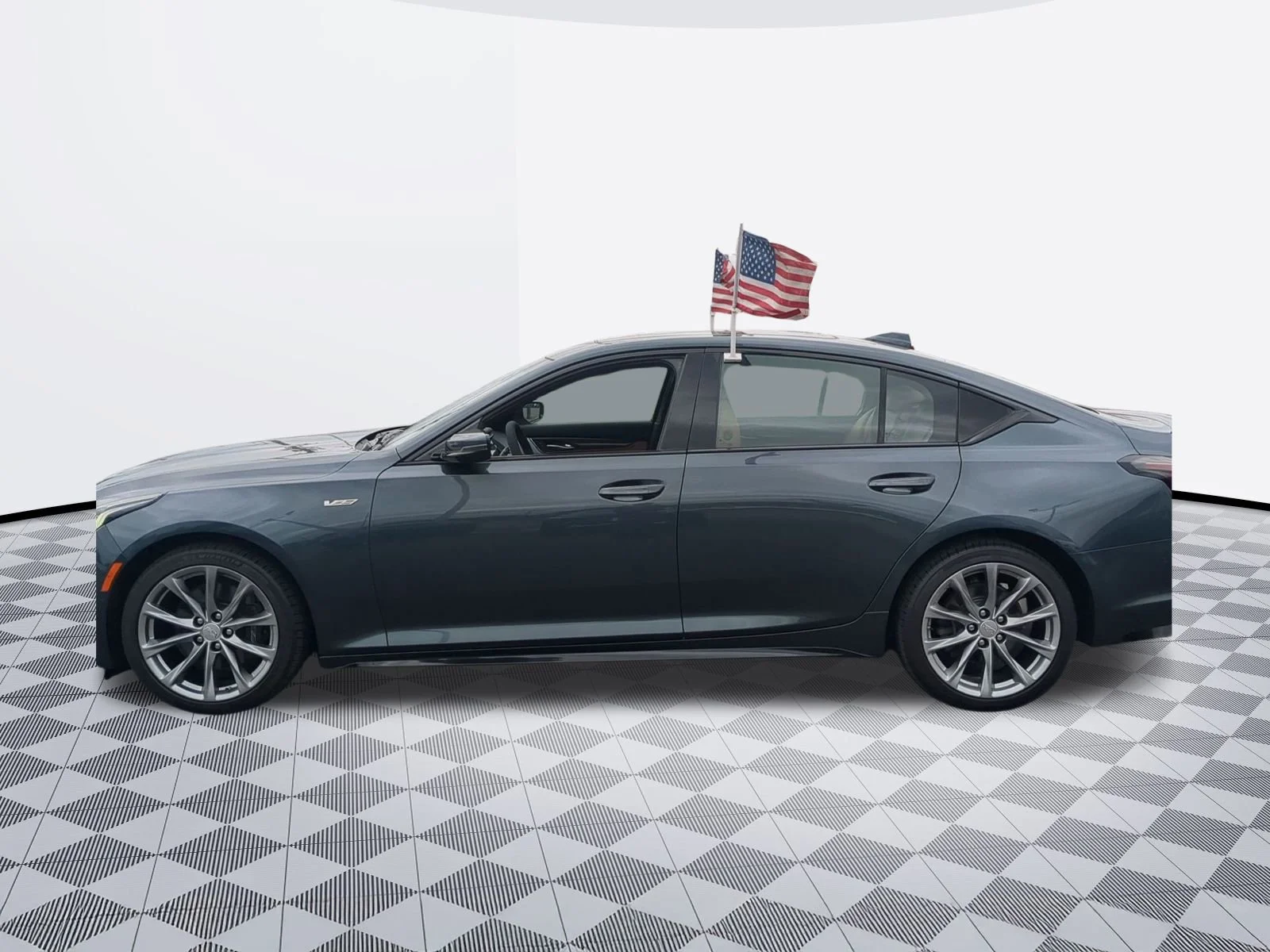 Used 2021 Shadow Metallic Cadillac V-Series image 4