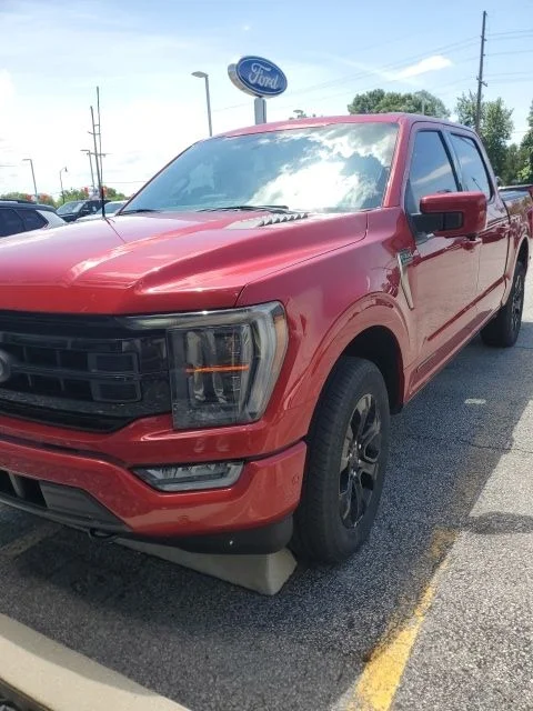 Used 2023 Red Ford Platinum image 1