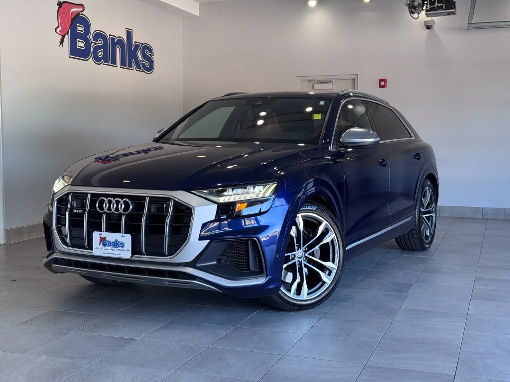 Certified Used 2022 Blue Audi Prestige image 2