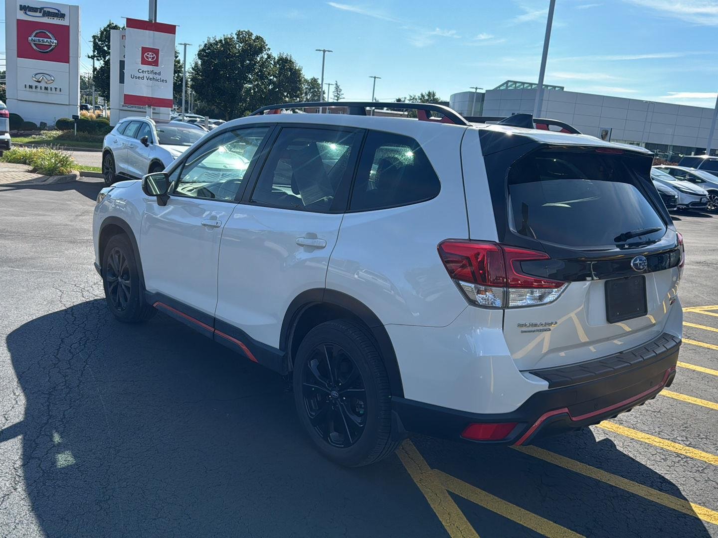 Used 2024 Crystal White Pearl Subaru Sport image 3
