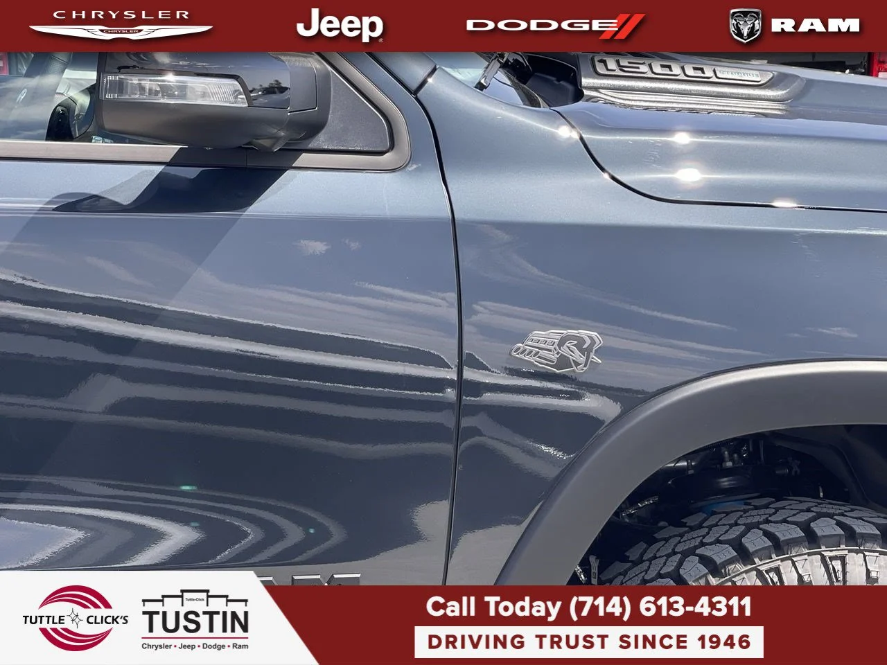 New 2027 Forged Blue Metallic Exterior Paint RAM Rebel image 14