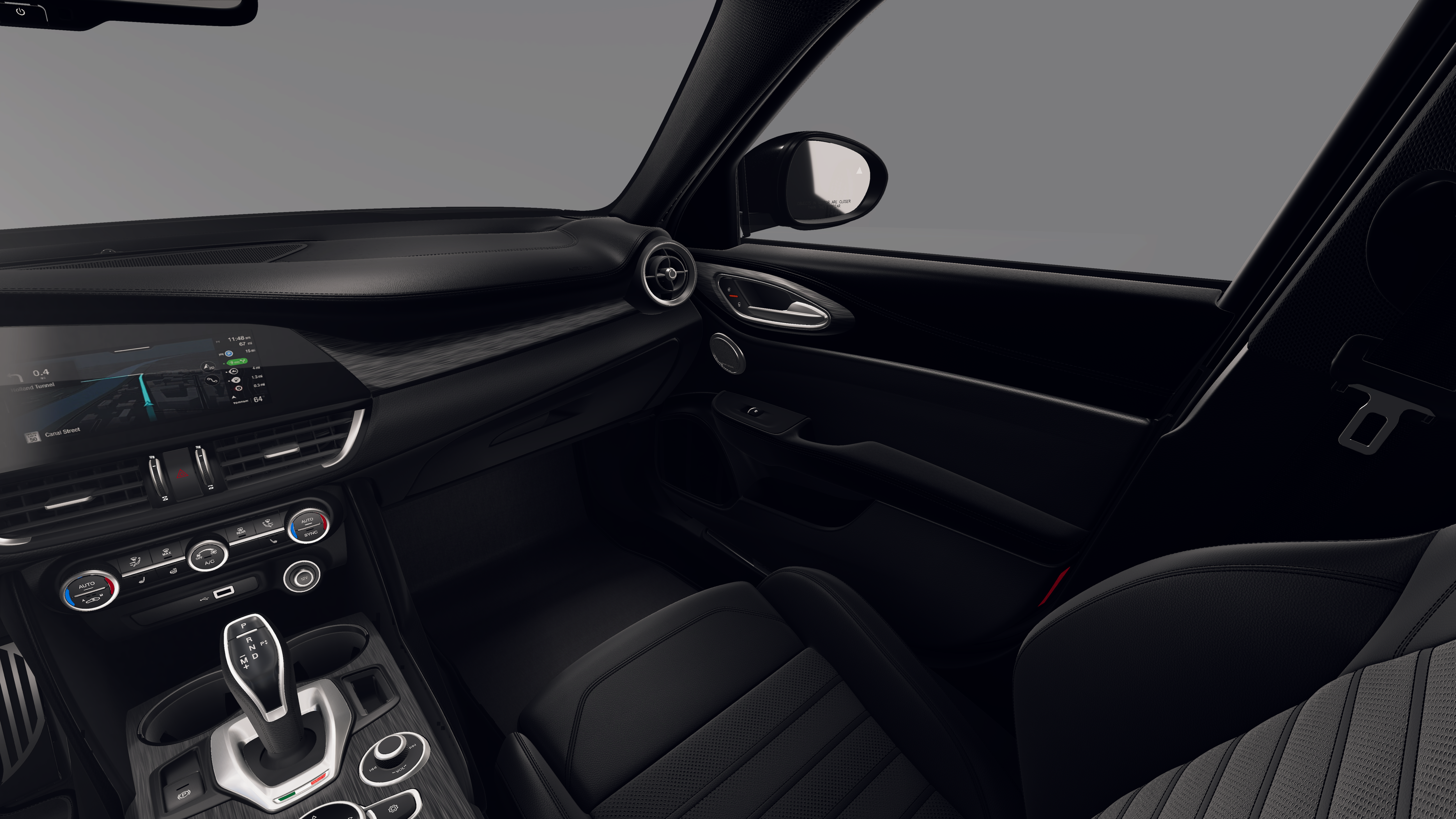 New 2026 Vulcano Black Metallic Exterior Paint Alfa Romeo Base image 19