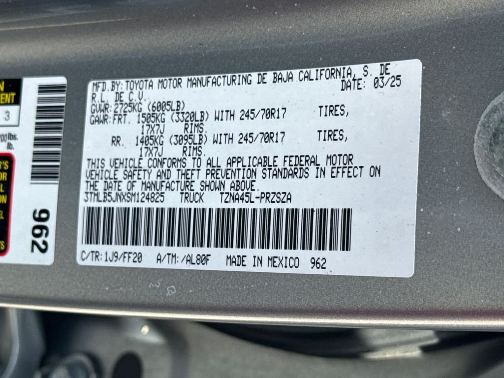 Used 2025 Silver Toyota SR5 image 43